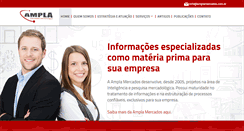 Desktop Screenshot of amplamercados.com.br