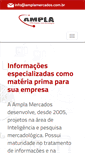 Mobile Screenshot of amplamercados.com.br
