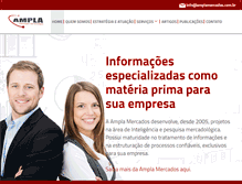 Tablet Screenshot of amplamercados.com.br